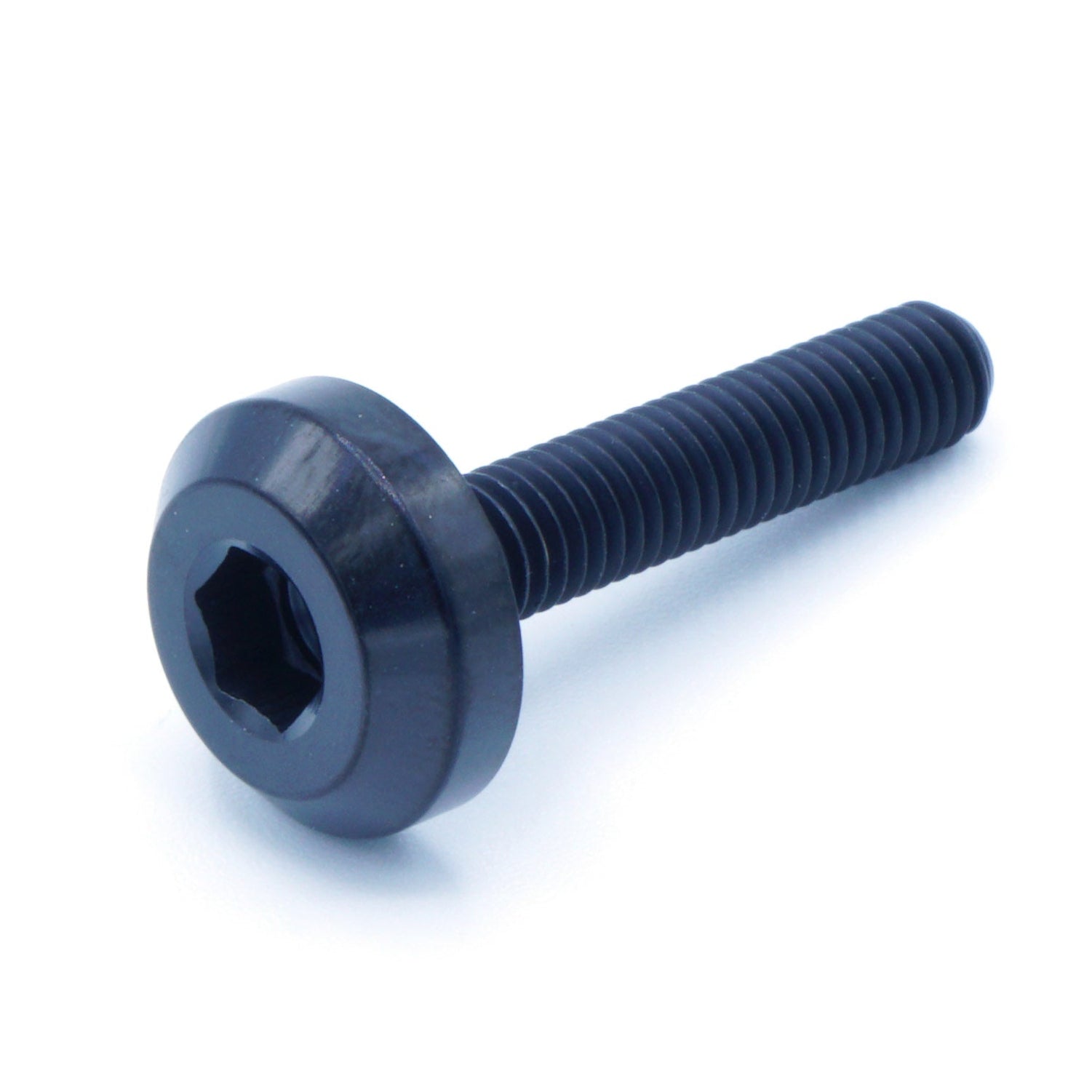 M5 x .8 x 25mm Titanium Motor Head Bolt in various finishes