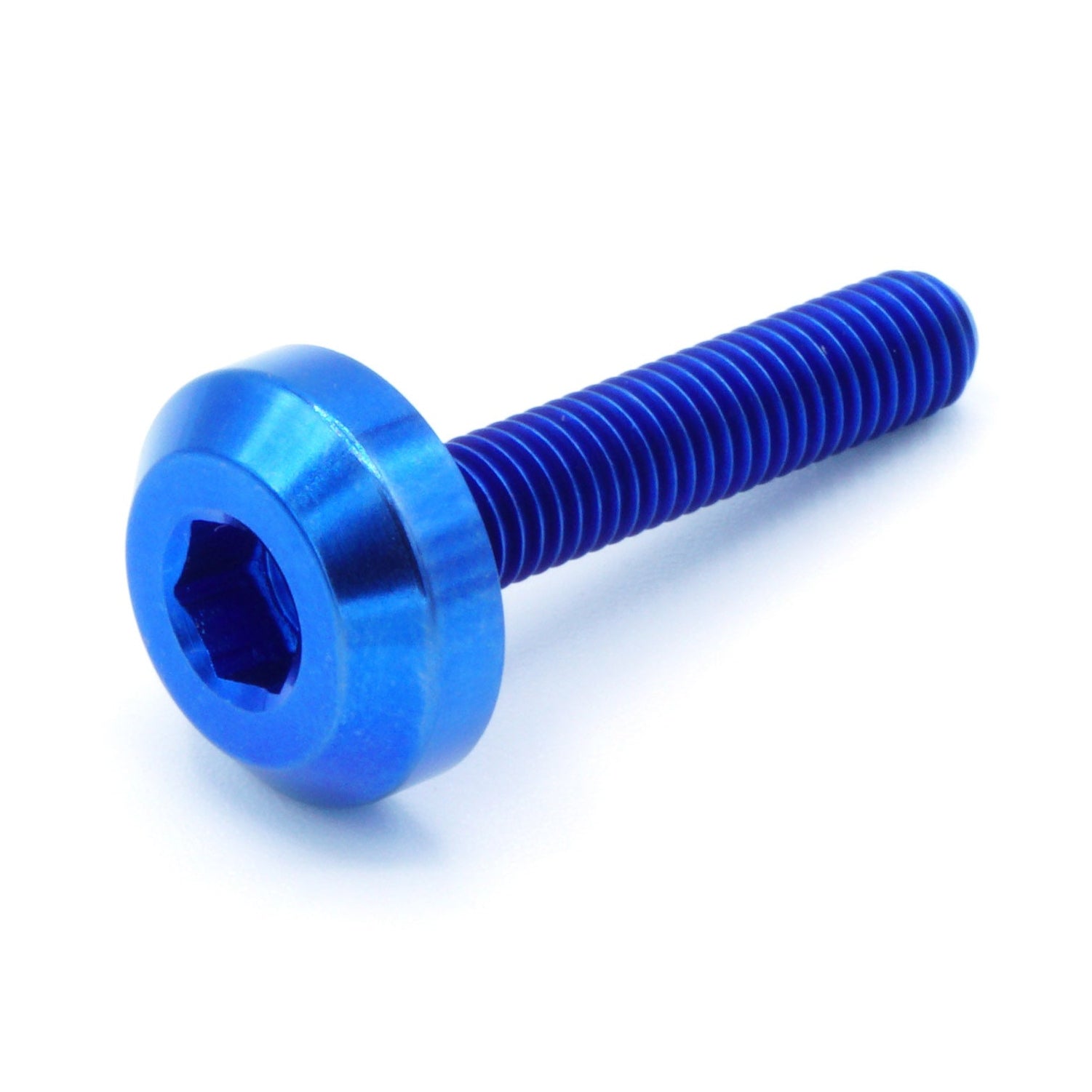 M5 x .8 x 25mm Titanium Motor Head Bolt in various finishes