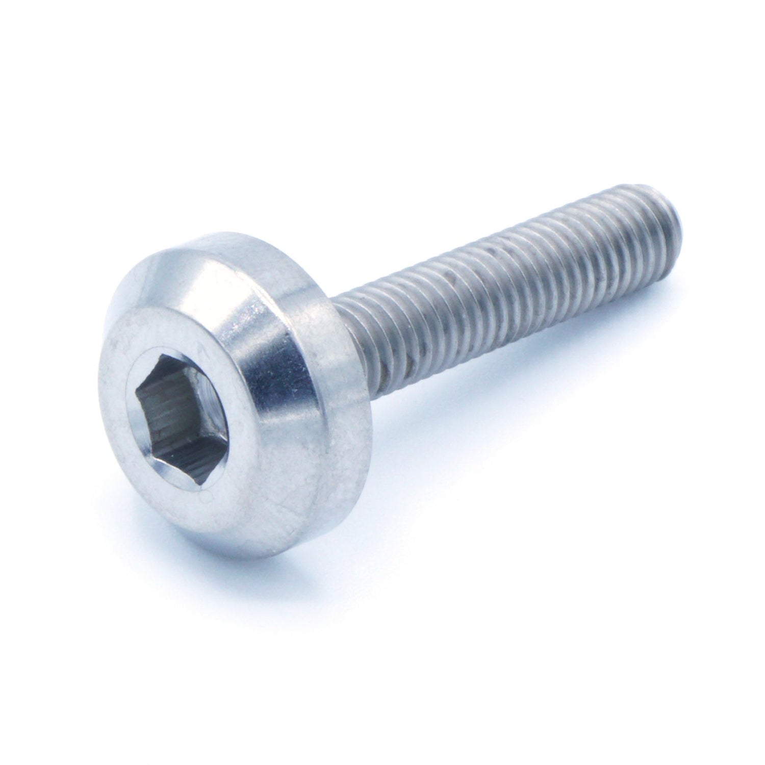 M5 x .8 x 25mm Titanium Motor Head Bolt in various finishes