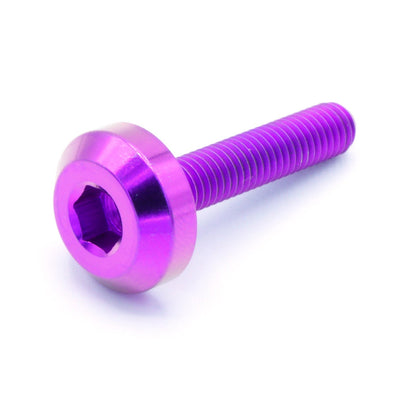 M5 x .8 x 25mm Titanium Motor Head Bolt in various finishes