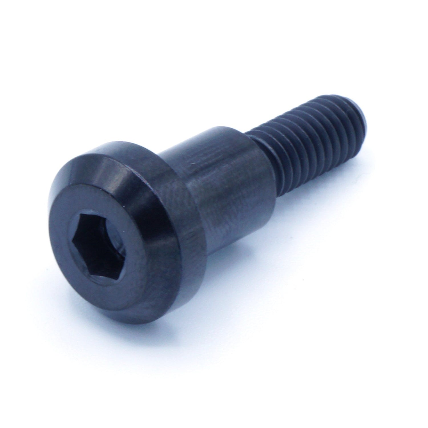 M6 x 1.00 x 25mm Titanium Motor Head Shoulder Bolt in various finishes