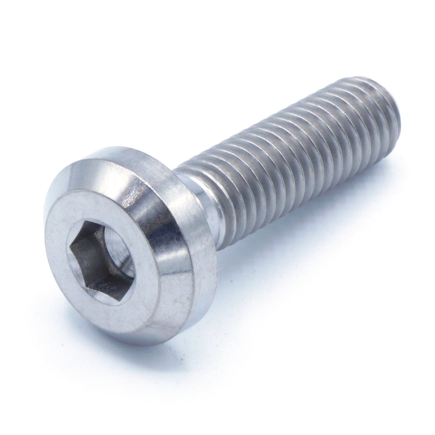 M8 x 1.25 x 30mm Titanium Motor Head Bolt in various color finishes