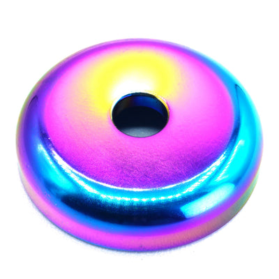 M6 Titanium Dome Washer in polished finish by Fast Turn Fittings