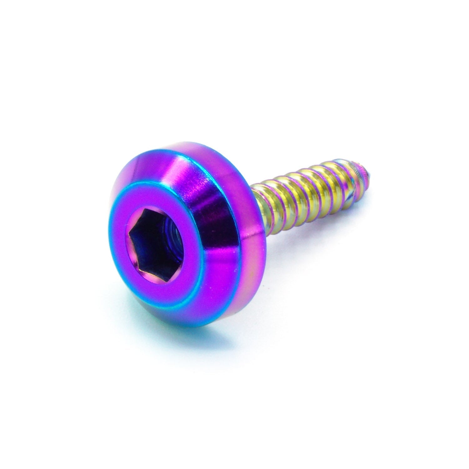 M4 x 1.4 x 20mm titanium motor head screw in various colors