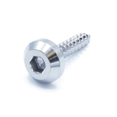 M6 x 1.50 x 15mm titanium motor head screw in various finishes
