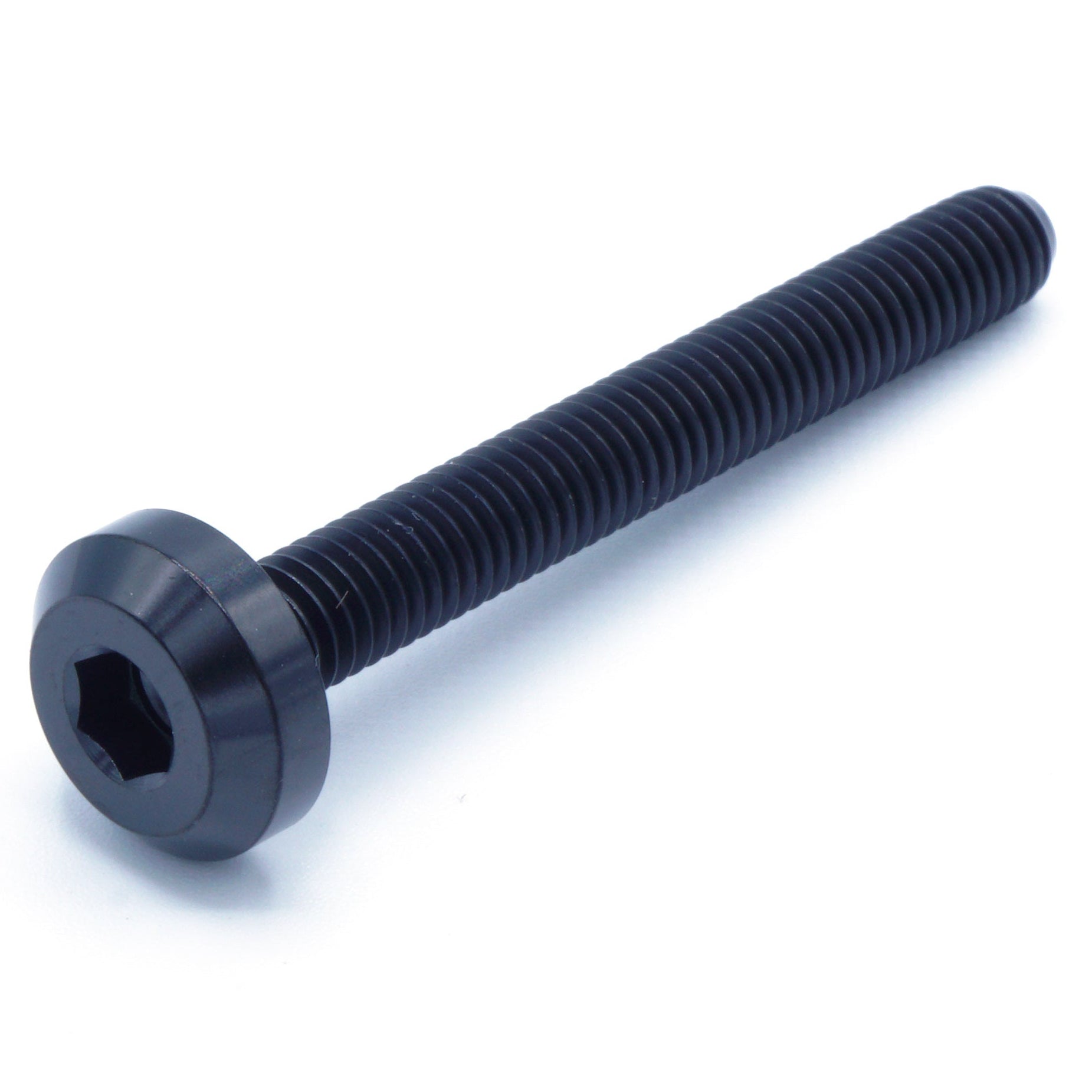 M6 x 1.00 x 50mm Titanium Motor Head Bolt in various finishes