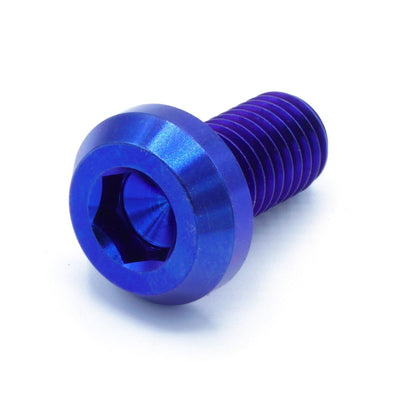 M10 x 1.50 x 20mm titanium motor head bolt in polished finish