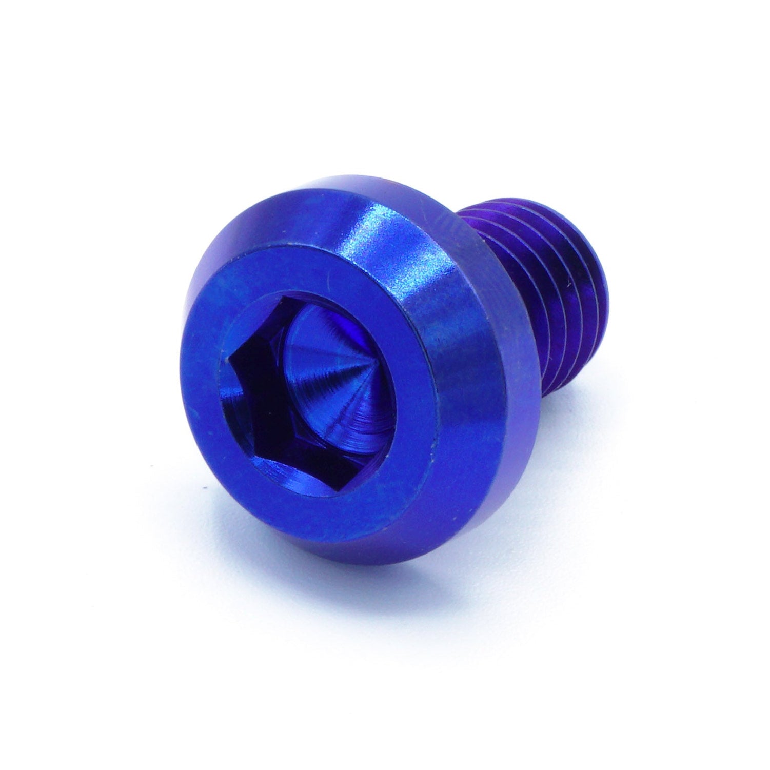 M10 x 1.25 x 15mm Titanium Motor Head Bolt in various finishes