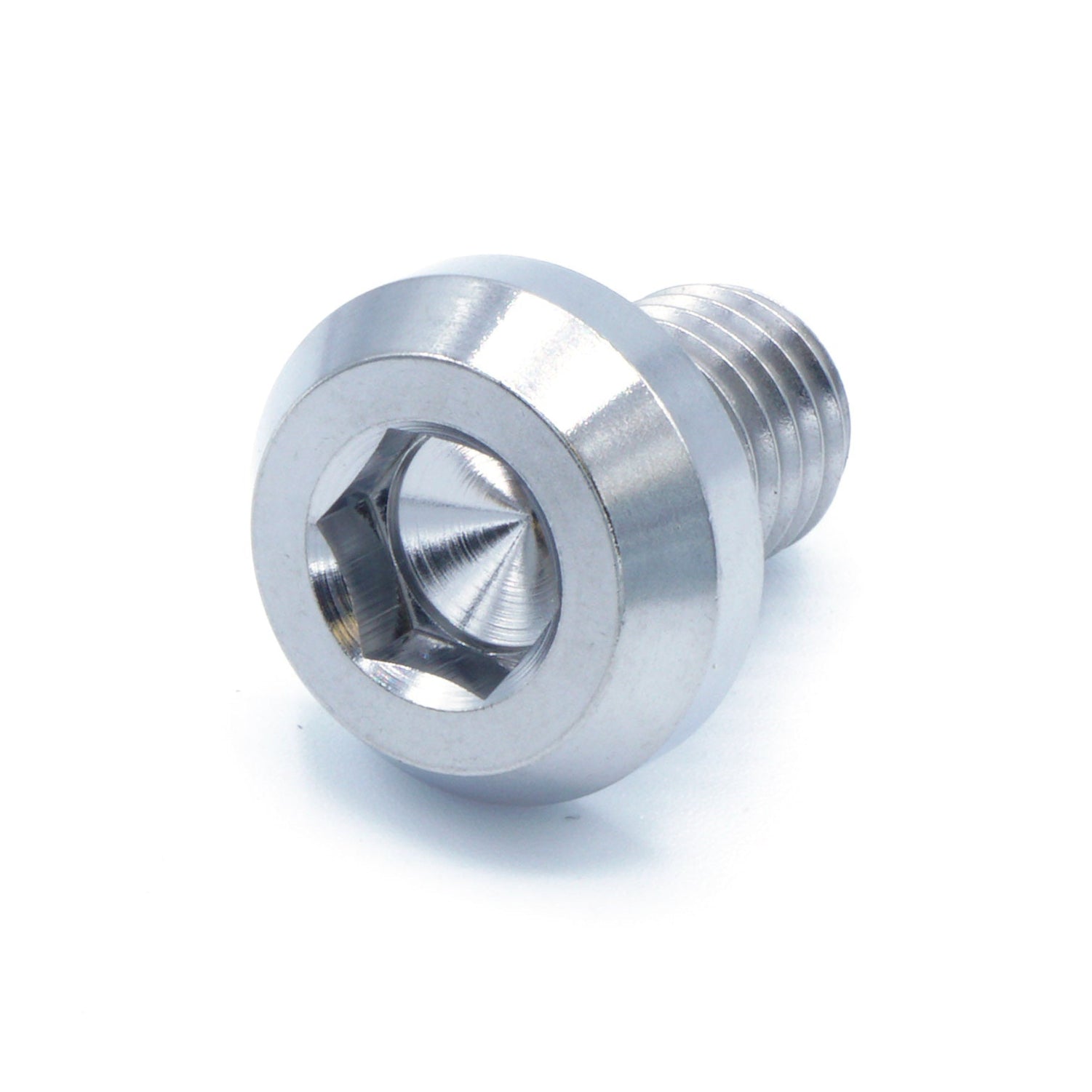 M10 x 1.25 x 15mm Titanium Motor Head Bolt in various finishes