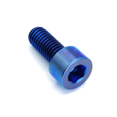 M6 x 1.00 x 25mm titanium socket cap bolt in polished finish