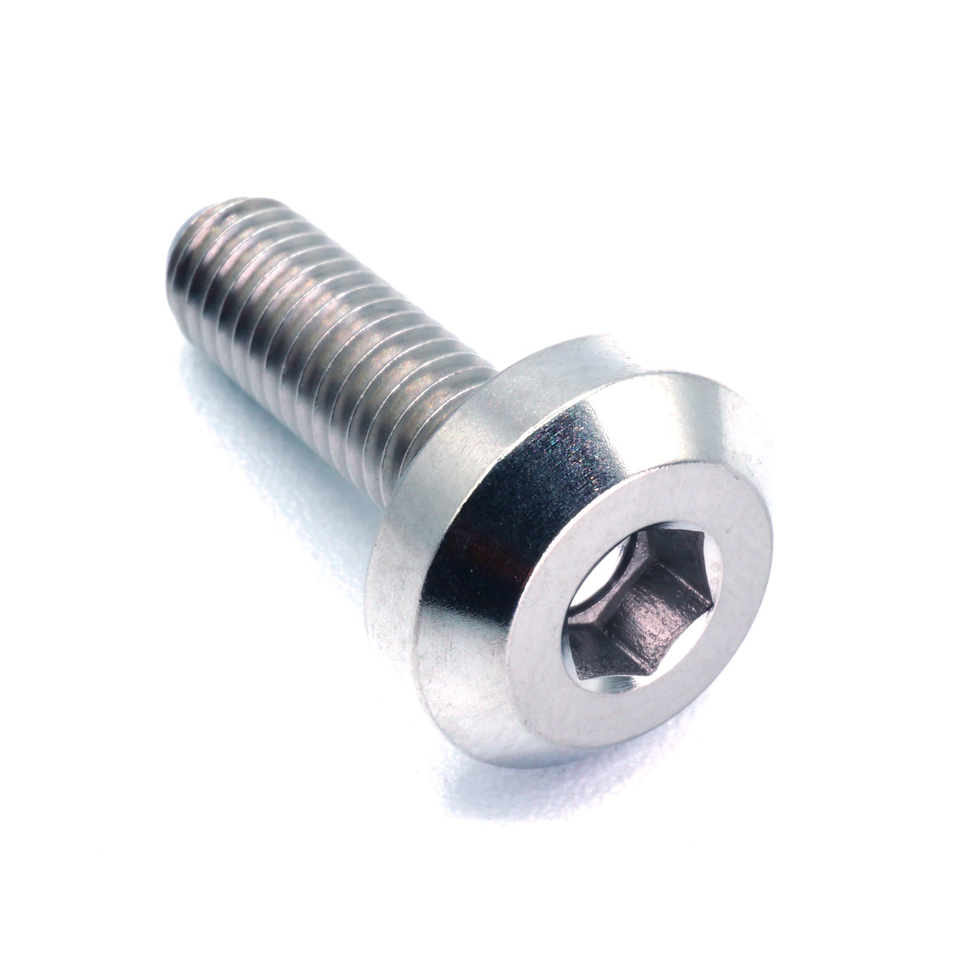 M6 x 1.00 x 20mm Titanium Motor Head Bolt in various colors