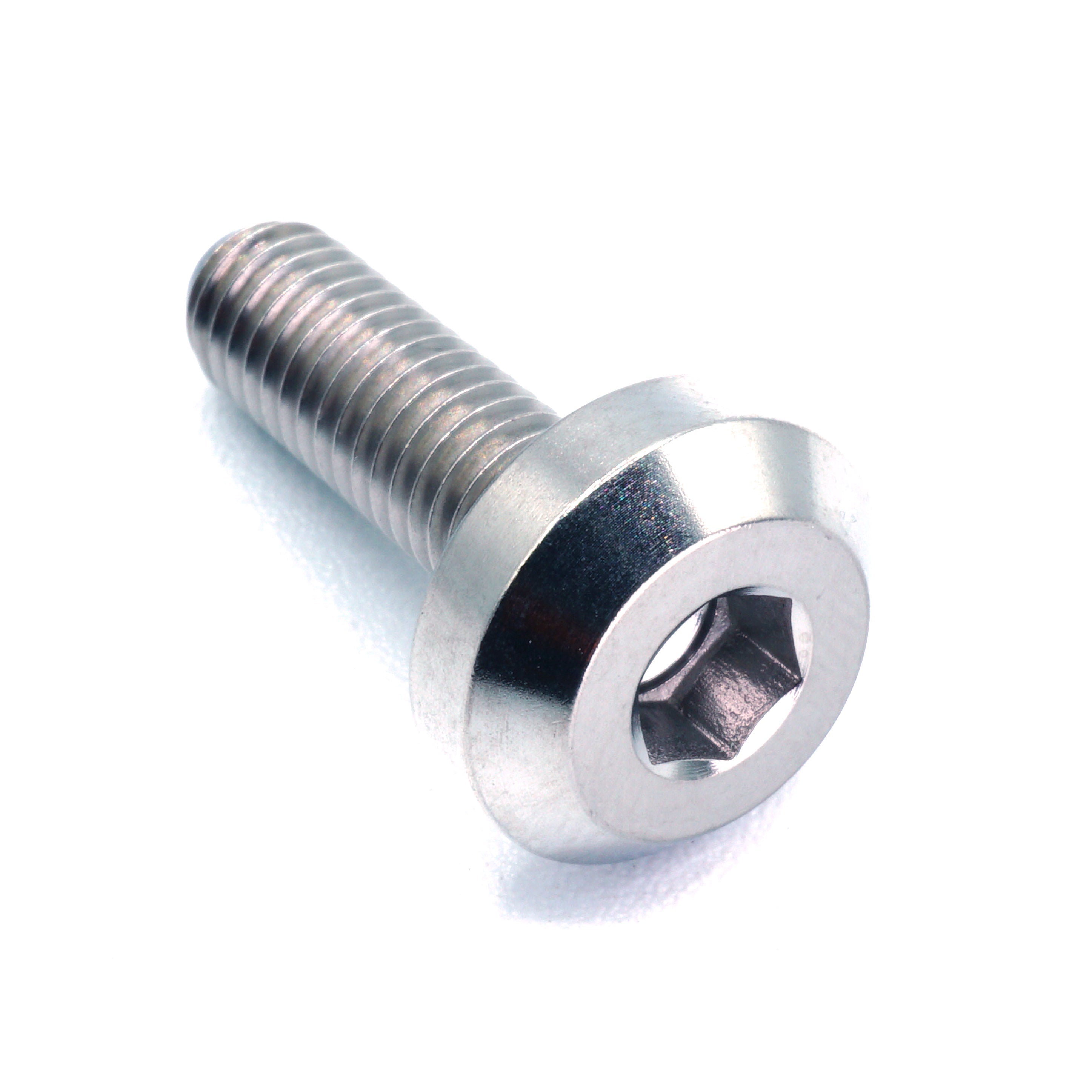 M6 x 1.00 x 20mm Titanium Motor Head Bolt in various colors