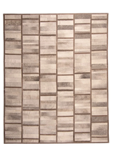 Intersection – Custom Cowhide & Shearling Rug by Homelosophy
