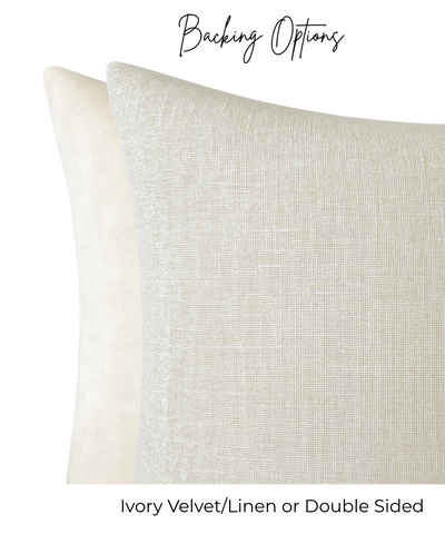 Artesian Velvet Pillow Cover in Birch, Thibaut Pillows