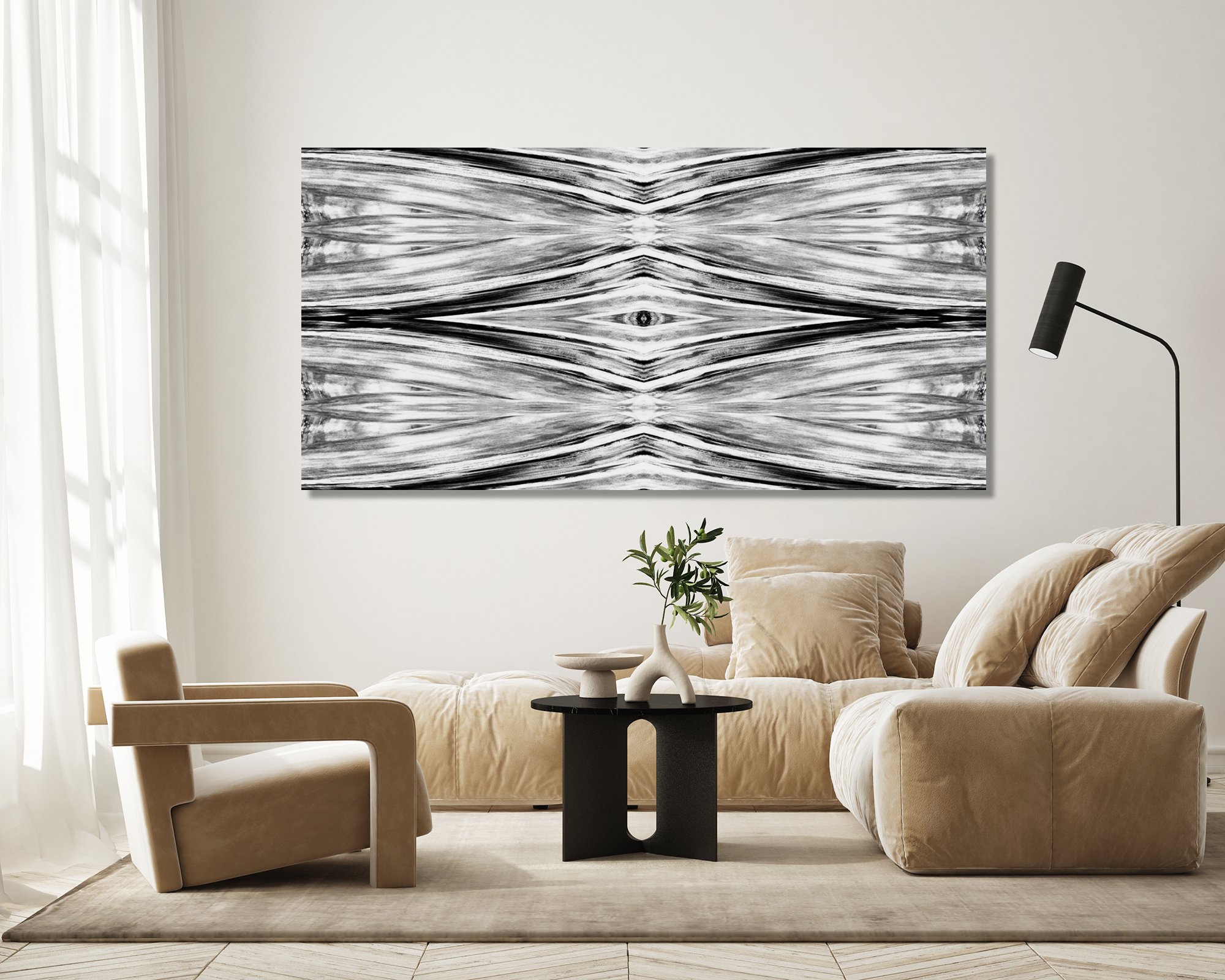 Ikat Artist Enhanced Canvas Print by John Beard Collection - product image 2 for Resin Society