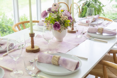 Hand-Dyed Linen Table Runner by Sarah Spiegel - product image 4 for Resin Society
