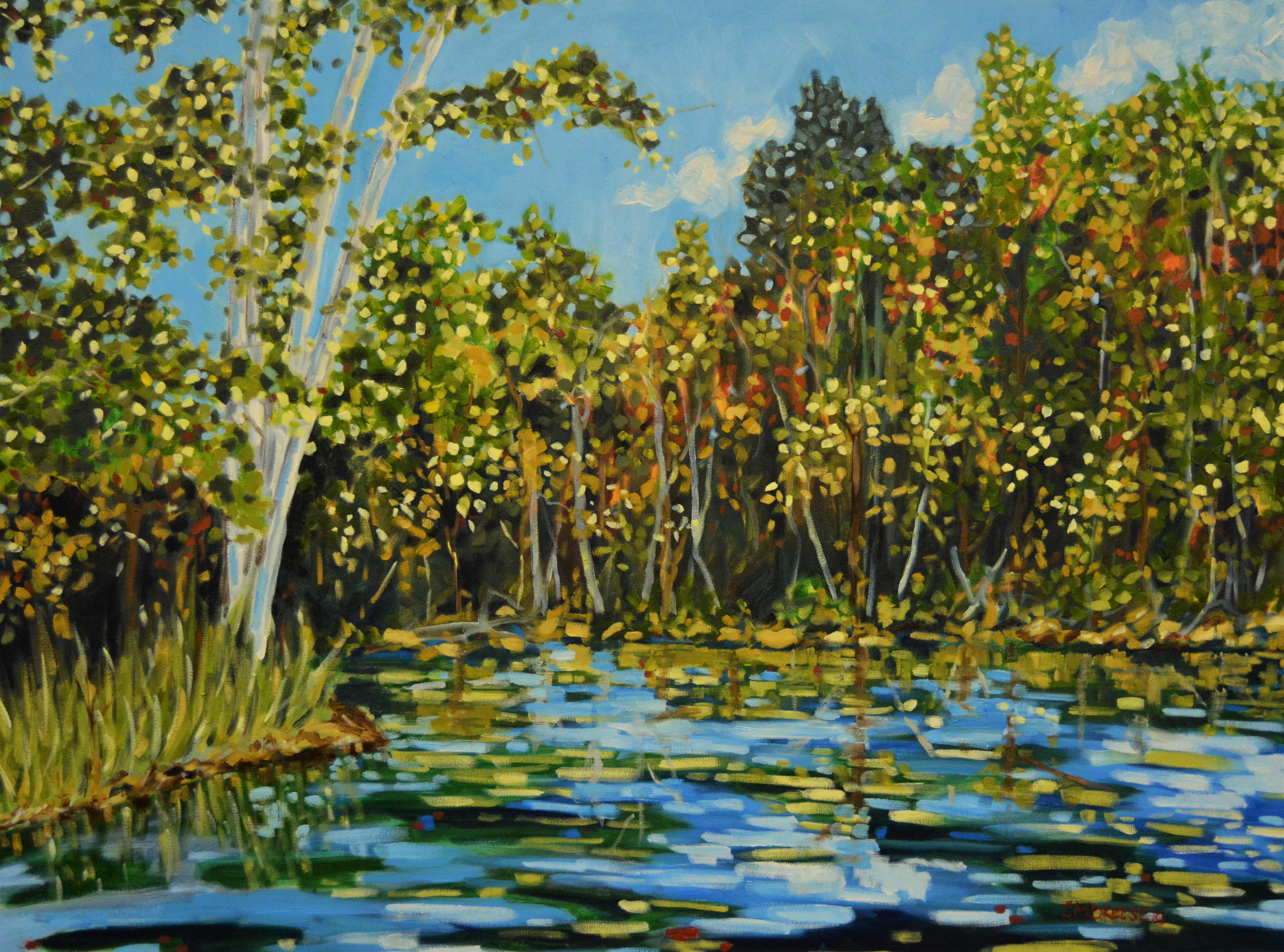 "Indian River" Giclee Print on Paper or Canvas. Michigan Artist Christi Dreese by Dreese Fine Art - Resin Society