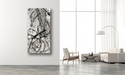 Ink Wax Paint III 30x60 Artist Enhanced Canvas Print
