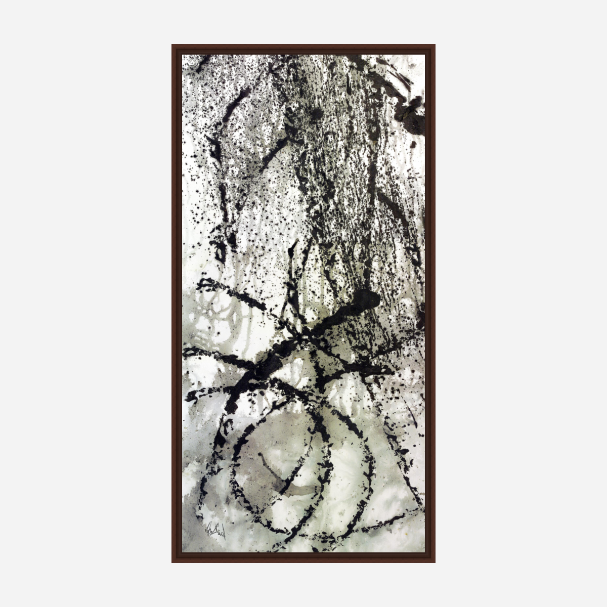 Ink Wax Paint III Artist Enhanced Canvas Print by John Beard Collection - product image 7 for Resin Society