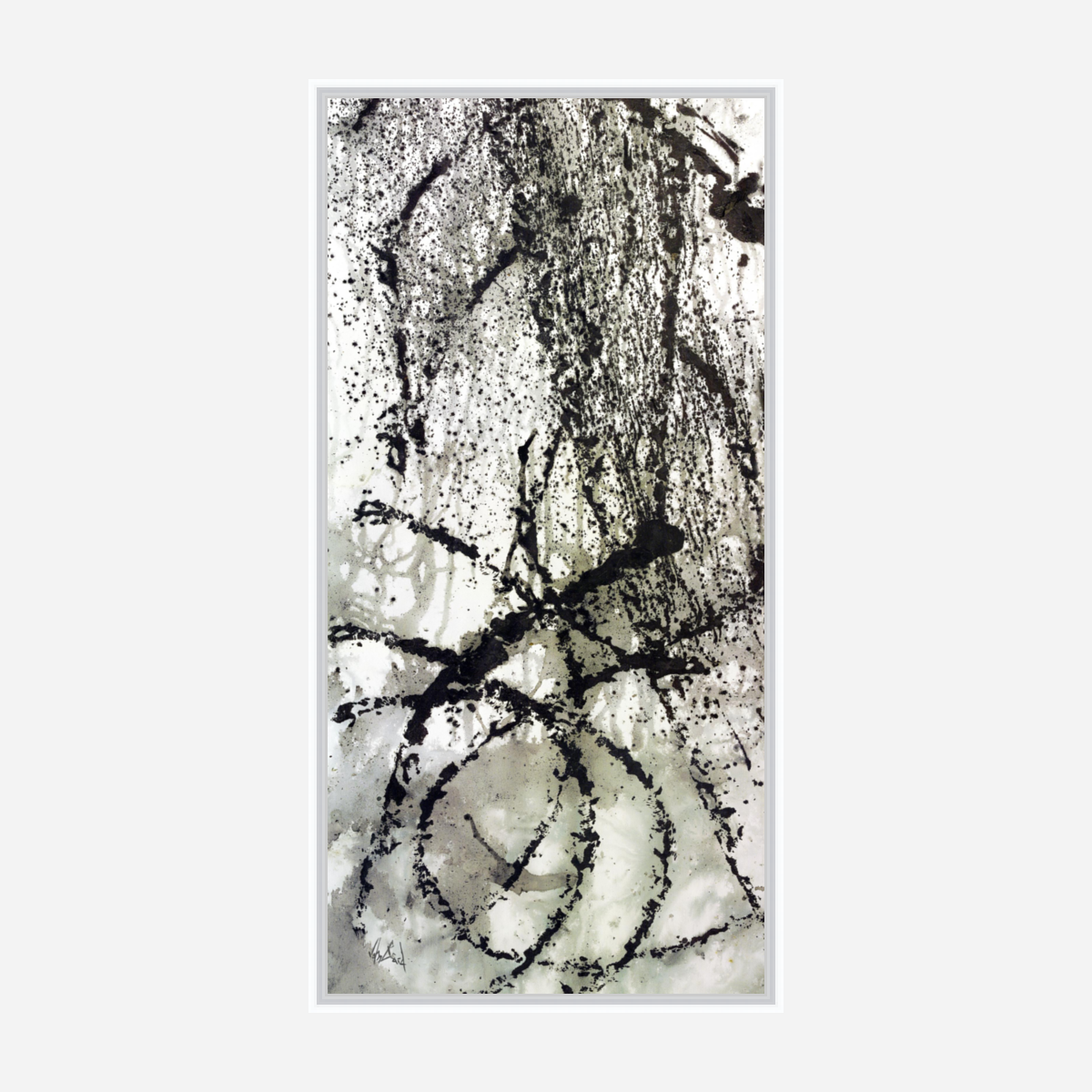Ink Wax Paint III Artist Enhanced Canvas Print by John Beard Collection - product image 8 for Resin Society