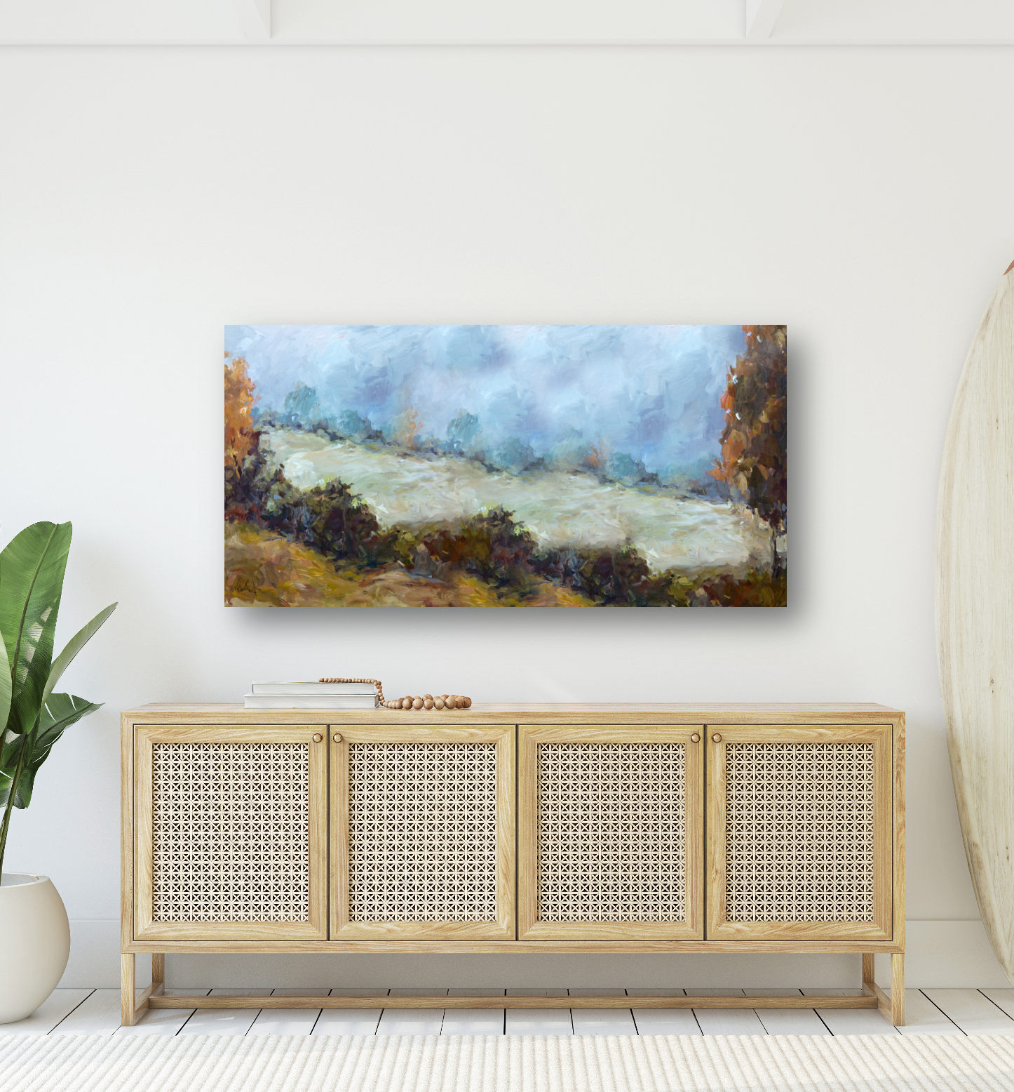 In the Fields Artist Enhanced Canvas Print by John Beard Collection - product image 2 for Resin Society