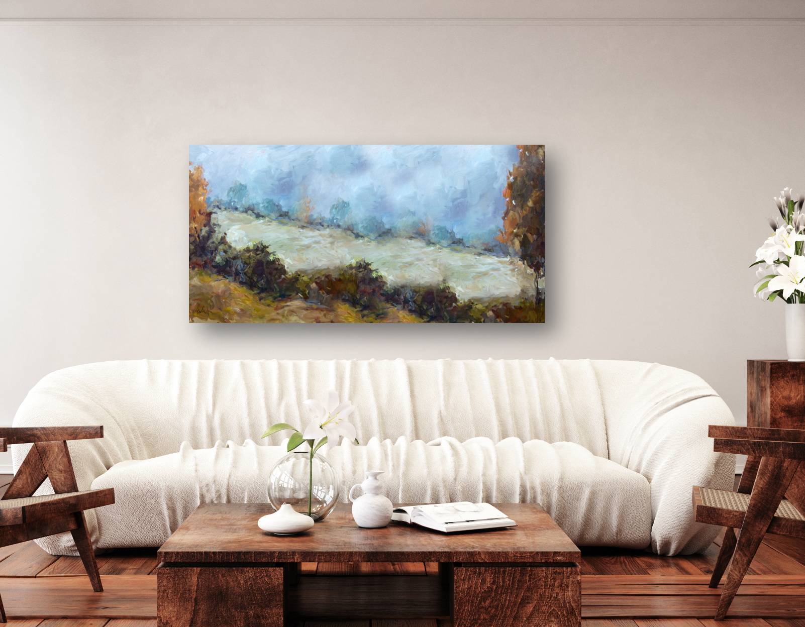 In the Fields Artist Enhanced Canvas Print by John Beard Collection - product image 3 for Resin Society