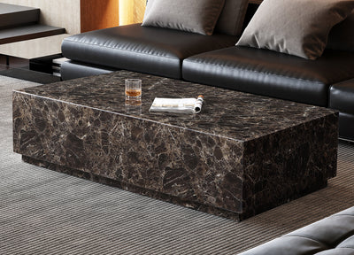 Iris Rectangle Coffee Table detail image - Resin Society
