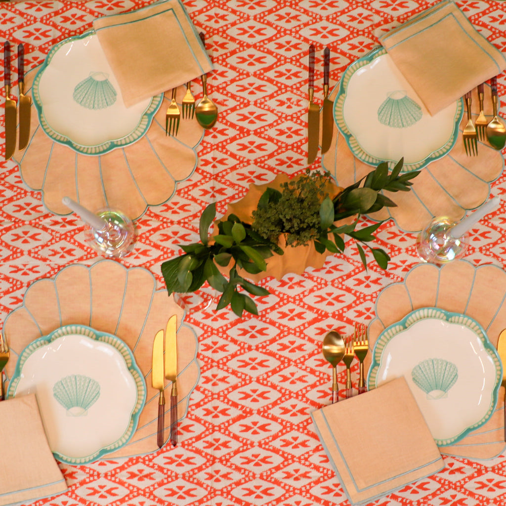 100% Organic Cotton - Isabella Cove Tablecloth by Ro'Table - product image 2 for Resin Society