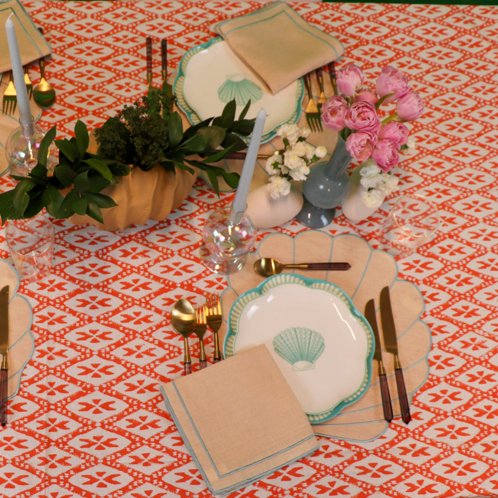 100% Organic Cotton - Isabella Cove Tablecloth by Ro'Table - product image 4 for Resin Society