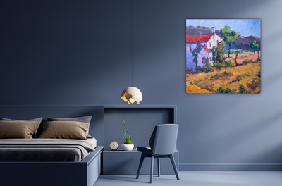 Italian Foothills Artist Canvas Enhanced Print by John Beard Collection - product image 4 for Resin Society