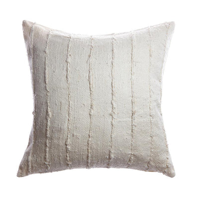 Striped Raw Silk Pillow by Homelosophy