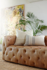 Ivory Handwoven Pillow by Homelosophy