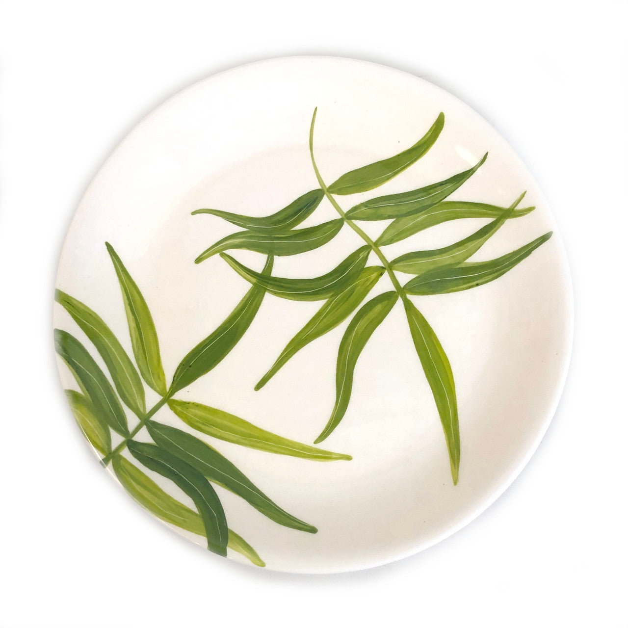 Floating Leaves Dinner Plate - Green by Mbare Ltd - product image 3 for Resin Society