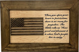 American Flag & Patriotism Decorative & Secure Wall-Mounted Gun Cabinet by Bellewood Designs - product image 2 for Resin Society