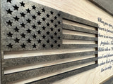 American Flag & Patriotism Decorative & Secure Wall-Mounted Gun Cabinet by Bellewood Designs - product image 9 for Resin Society