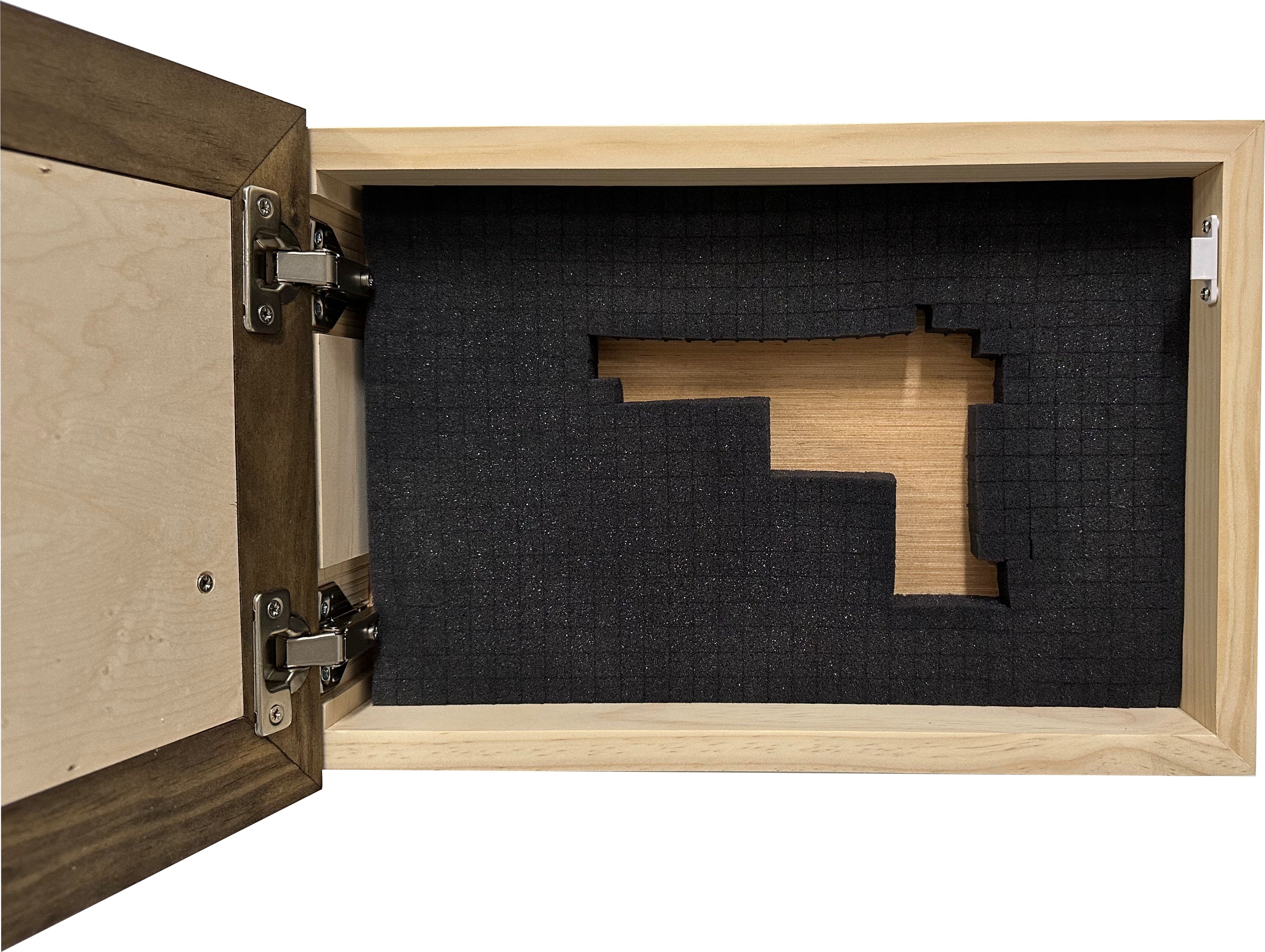 American Flag & Patriotism Decorative & Secure Wall-Mounted Gun Cabinet by Bellewood Designs - product image 5 for Resin Society