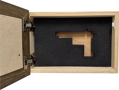 American Flag & Patriotism Decorative & Secure Wall-Mounted Gun Cabinet by Bellewood Designs - product image 5 for Resin Society
