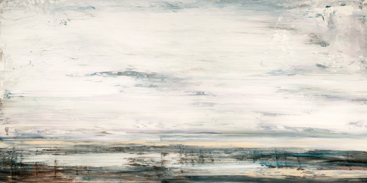 Jade Sea Artist Enhanced Canvas Print by John Beard Collection - main product image for Resin Society
