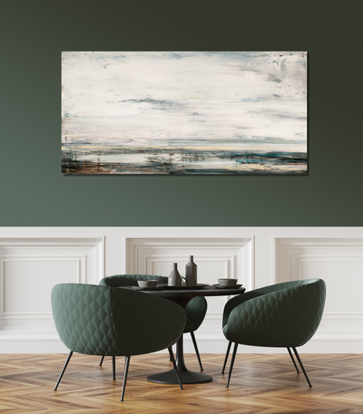 Jade Sea Artist Enhanced Canvas Print by John Beard Collection - product image 3 for Resin Society