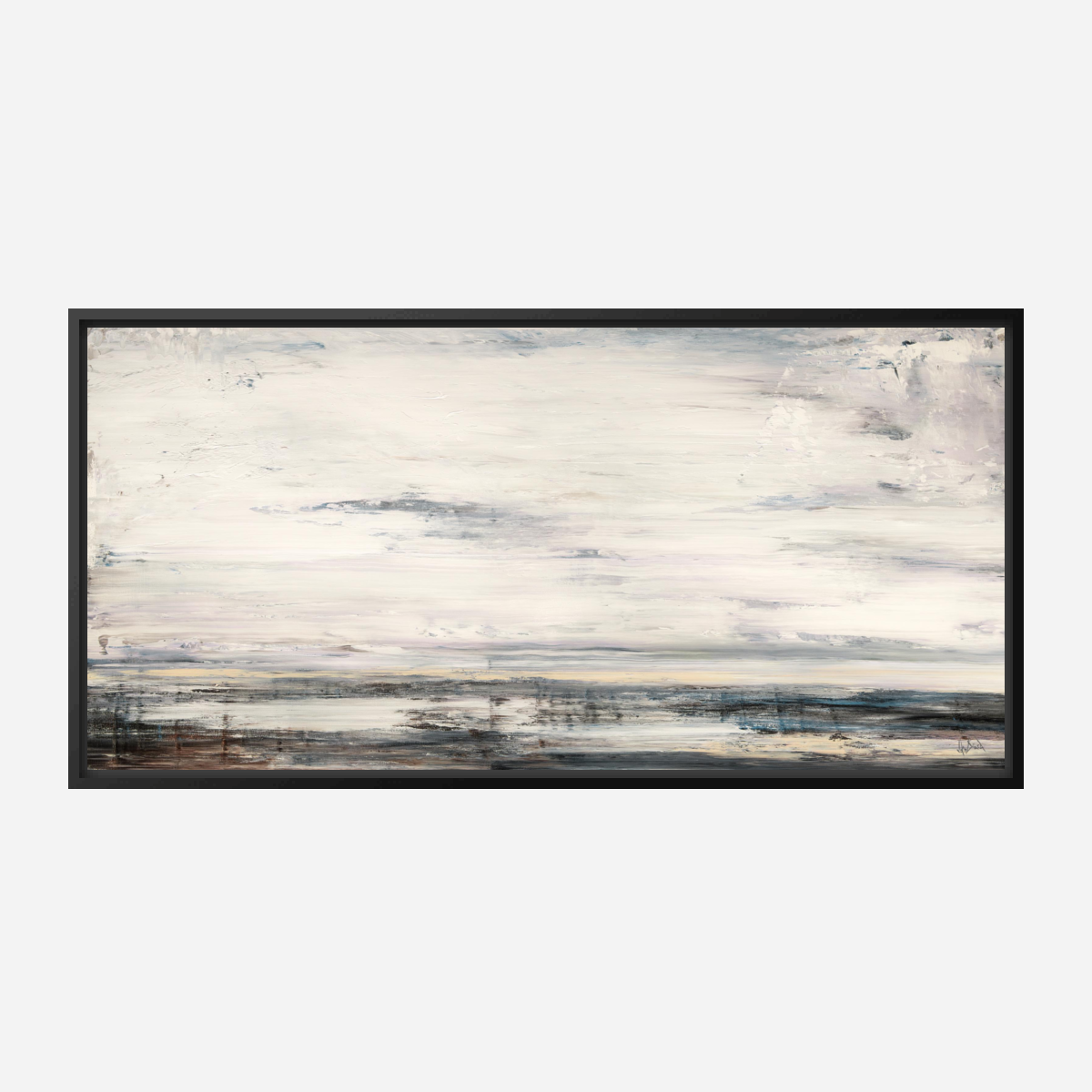 Jade Sea Artist Enhanced Canvas Print by John Beard Collection - product image 5 for Resin Society