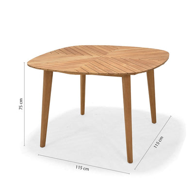 Jade Square Teak Small Table by LifestyleGarden US - product image 7 for Resin Society