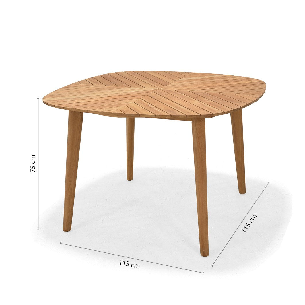 Jade 5 Piece Square Dining Set - Copen Blue by LifestyleGarden US - product image 4 for Resin Society