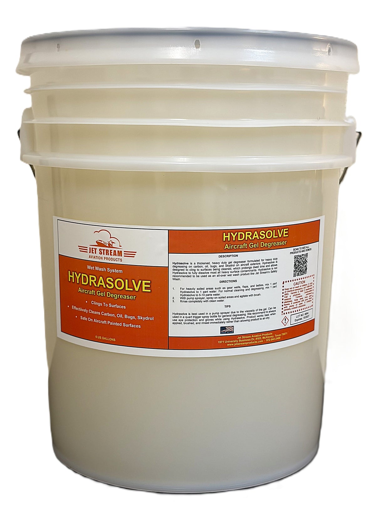 Hydrasolve Aircraft Gel Degreaser by Jet Stream Aviation Products Inc. - product image 2 for Resin Society