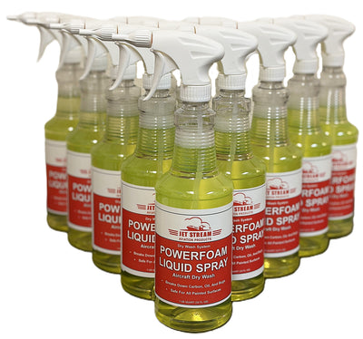 Powerfoam Liquid Spray Aircraft Dry Wash by Jet Stream Aviation Products Inc. - product image 2 for Resin Society