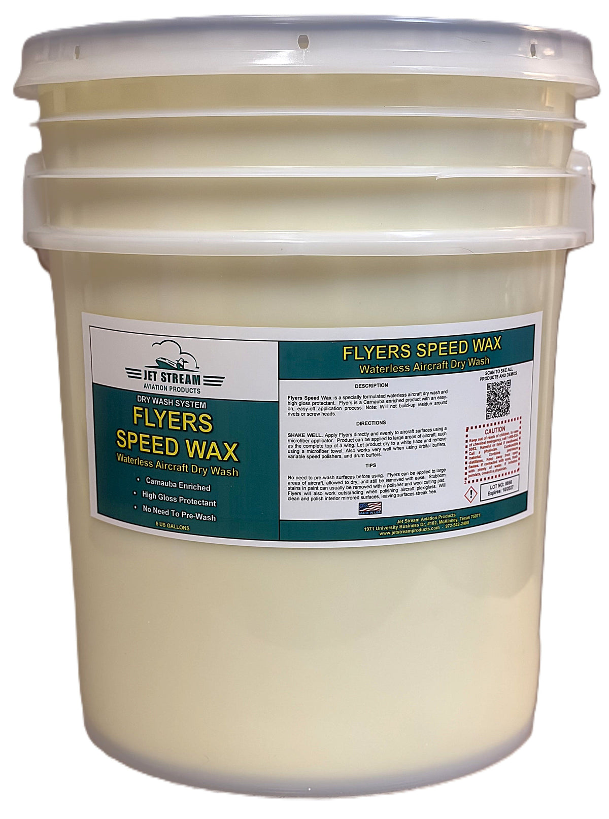 Flyers Speed Wax Waterless Aircraft Dry Wash