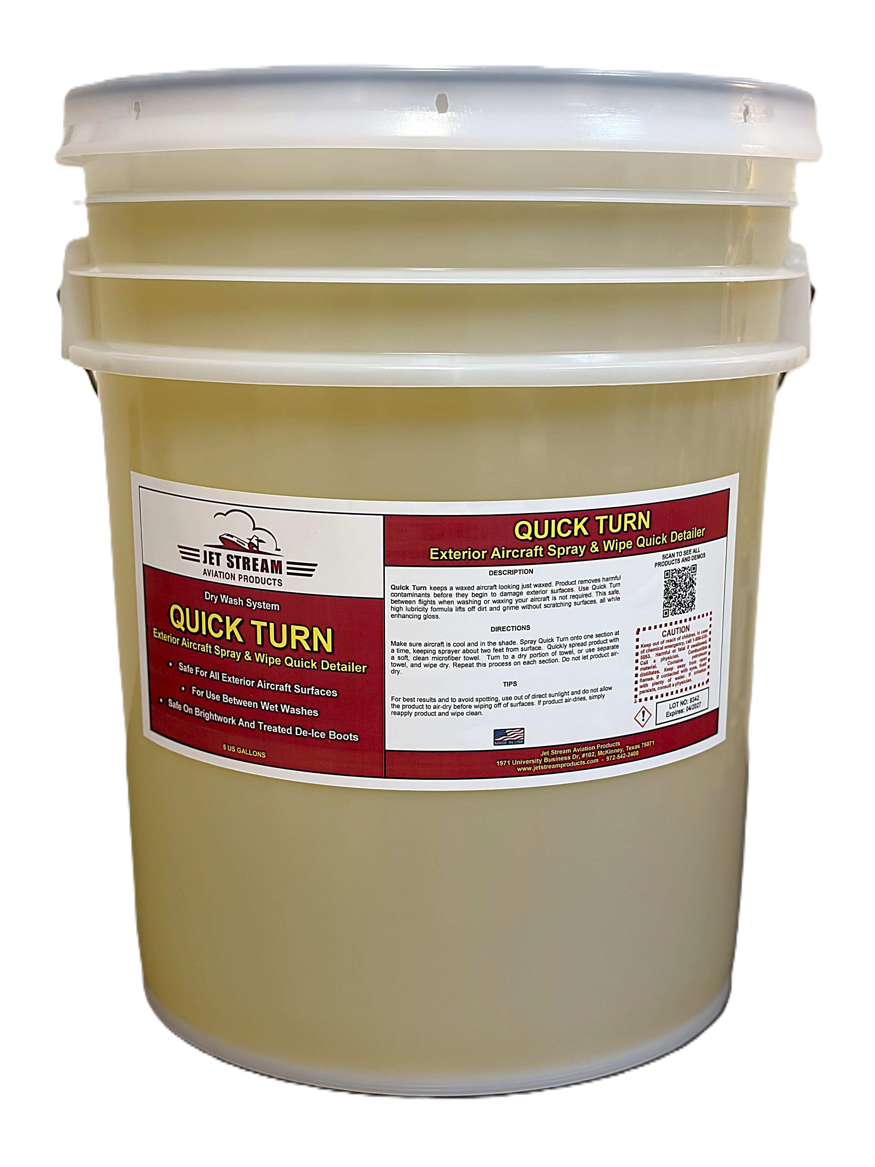 Quick Turn Exterior Aircraft Spray and Wipe Quick Detailer