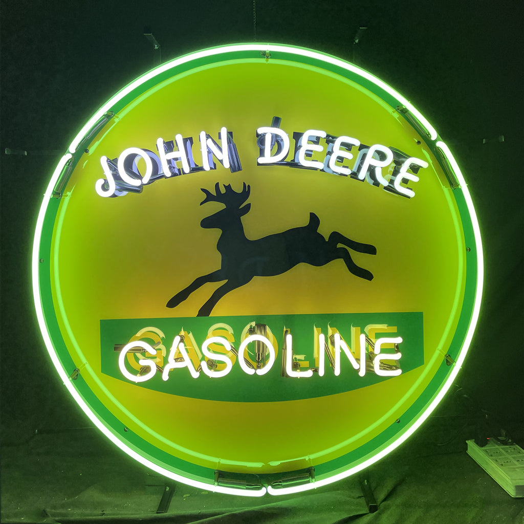 John Deere Gasoline Neon Signs by Neon Signs Land - main product image for Resin Society