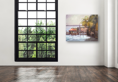 Julington Creek Artist Enhanced Canvas Print by John Beard Collection - product image 3 for Resin Society