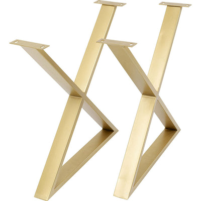 Base Tavola Cross Brass (2/Set)