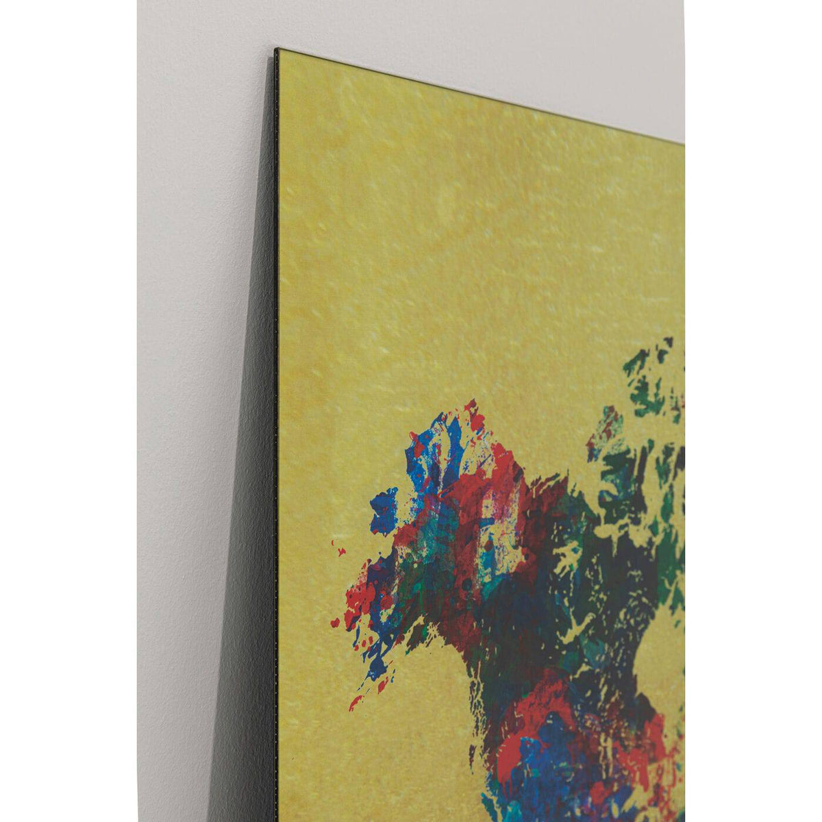 Glass Picture Metallic Colourful Map 150x100cm by DEKOR - product image 2 for Resin Society